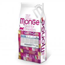 Monge Cat PFB  (Best for Breeders) Monoprotein Sterilised rich in Trout корм для стерилизованных кошек с форелью, 10 кг