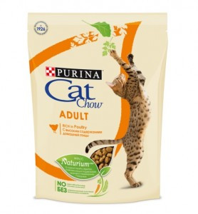 Cat Chow Adult Chicken (Корм для кошек, Птица), 400 г