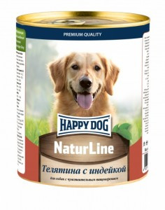 Happy Dog Телятина с индейкой (Консервы для собак), 400 г