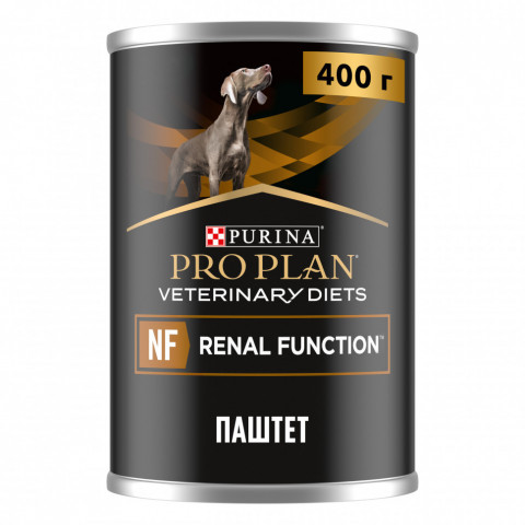 Pro Plan Veterinary NF Renal Function влажный корм для взрослых собак при патологии почек - 400 г х 12 шт