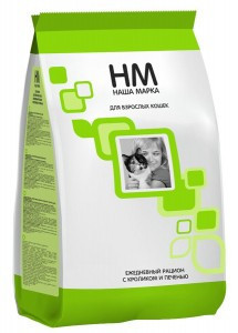 Наша Марка для Кошек, Кролик с печенью (Корм для взрослых кошек с кроликом и печенью) 15 кг