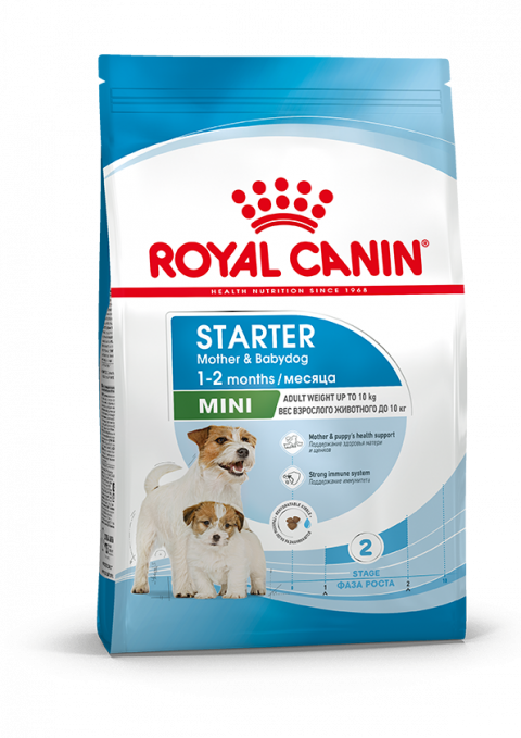 Royal Canin Mini Starter Mother & Babydog сухой корм для щенков до 2 месяцев мелких пород - 3 кг