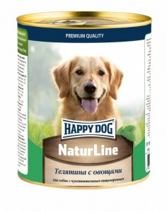 Happy Dog Телятина с овощами (Консервы для собак), 400 г