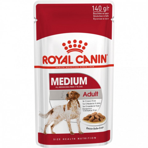 Royal Canin Medium Adult влажный корм для взрослых собак средних пород - 140 г*10 шт