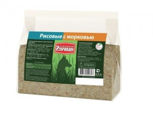 Четвероногий Гурман Каша Рисовая с морковью для собак, 400 г
