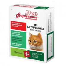 Фармавит НЕО (ФН-114 Витамины для кастрированных котов и стерилизованных кошек) 60таб х 5шт