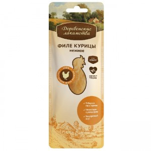 Деревенские Лакомства Филе Куриное (Лакомство для кошек), 10 г