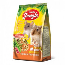 Happy Jungle Мыши и Песчанки (Основной корм для для мышей и песчанок) 400г