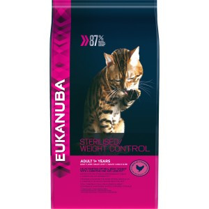 Eukanuba Adult Sterilised & Weight Control (Сухой корм для кошек стерилизованных и склонных к полноте) 1,5 кг