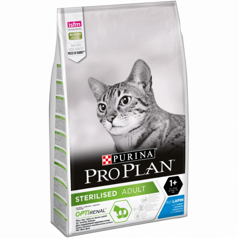 Pro Plan Cat Adult Sterilised сухой корм для стерилизованных кошек с кроликом - 10 кг