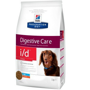 MRM Hill's Prescription Diet i/d Stress Mini Digestive Care (Сухой диетический корм для собак мелких пород для поддержания здоровья ЖКТ и при стрессе одновременно с курицей), 1,5 кг