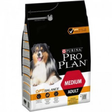 Pro Plan Medium Adult (Корм для взрослых собак всех пород, Курица с рисом), 14 кг + 3 кг в подарок!
