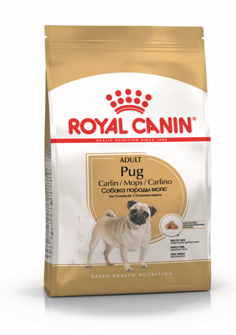 Royal Canin Pug Adult для собак породы Мопс - 1,5 кг