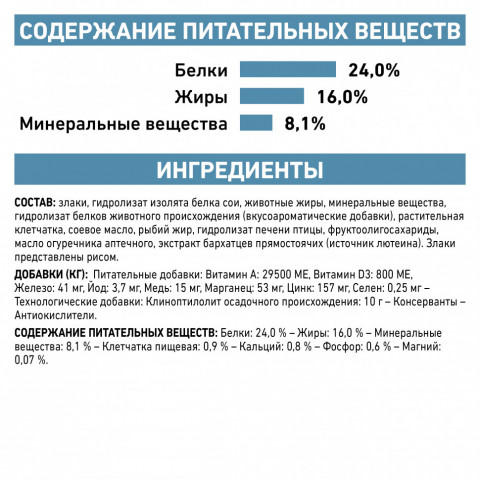 Royal Canin Hypoallergenic HSD 24 Small Dog для взрослых собак при пищевой аллергии - 1 кг