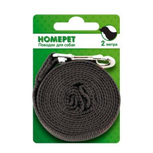 HomePet Поводок Брезентовый (Поводок для собак)2м