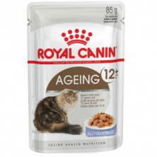 Royal Canin Feline Ageing +12 jelly повседневный влажный корм с мясом в желе для пожилых кошек старше 12 лет - 85 г*12 шт