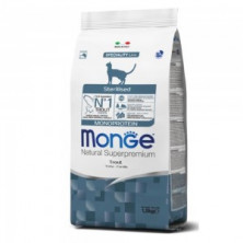 Monge Cat Monoprotein Sterilised сухой корм для стерилизованных кошек с форелью 10 кг