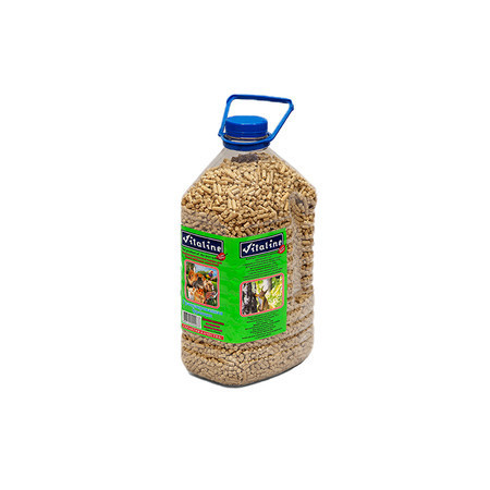 Vitaline Опилки гранулированные древесный наполнитель для содержания животных, 3 кг (бутылка)