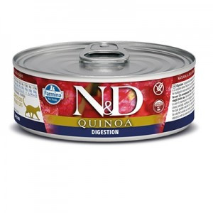 Farmina N&D Quinoa Digestion (Консервы для кошек для поддержки пищеварения с киноа), 80г