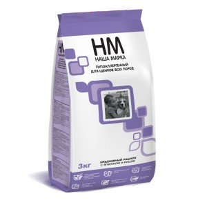 Наша Марка Гипоаллергенный для Щенков (Корм для щенков всех пород с ягненком и рисом) 12кг
