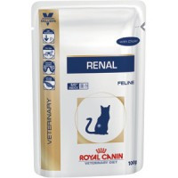 Royal Canin Renal Feline Chicken для кошек с почечной недостаточностью с курицей - 85 г*12 шт