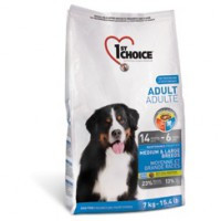 1st Choice Adult Medium & Large Breeds сухой корм для взрослых собак средних и крупных пород с курицей - 7 кг
