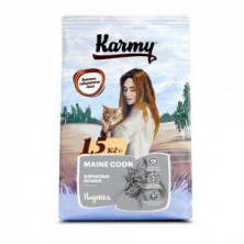 Karmy Maine Coon Adult Turkey (Сухой корм для взрослых кошек породы мейн-кун с индейкой), 10 кг