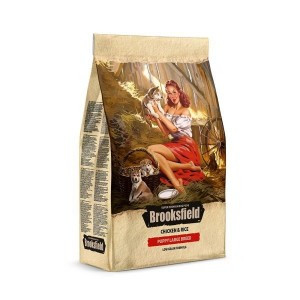 Brooksfield Puppy Large Breed (Корм для  щенков крупных пород курица с рисом), 3 кг