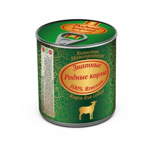 М Родные корма ЗНАТНЫЕ с Ягненком (Консервы для взрослых собак) 340 г