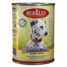 Berkley Puppy Ягненок, рис (Консервы для щенков), 400 г