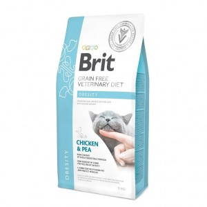Brit Veterinary Diet Cat Grain free Obesity (Беззерновой корм для кошек при избыточном весе и ожирении), 400 г