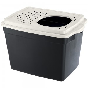 Ферпласт закрытый туалет с верхним входом JUMPY для кошек