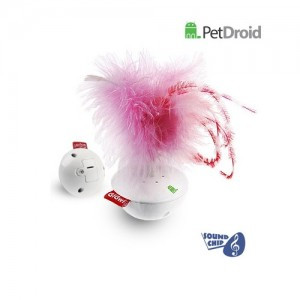 GiGwi Pet Droid (Интерактивная игрушка Неваляшка для кошек со звуковым чипом), 14 см
