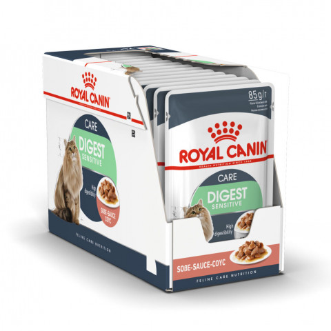 Royal Canin Digestive Care влажный корм для взрослых кошек с расстройствами пищеварительной системы в паучах - 85 г*28 шт