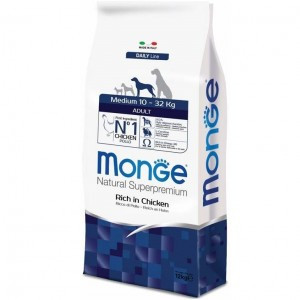 Monge Dog Medium сухой корм для взрослых собак средних пород 12 кг