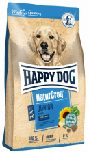 Happy Dog NaturCroq Junior Сухой корм для щенков средних и крупных пород, с Птицей и Рыбой, 15 кг