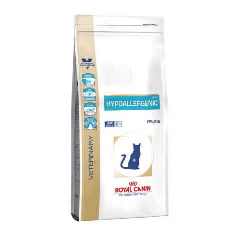 Royal Canin Hypoallergenic DR25 сухой корм для кошек при пищевой аллергии и пищевой непереносимости - 2,5 кг