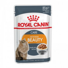 Royal Canin Intense Beauty паучи для взрослых кошек здоровая кожа и шерсть кусочки в соусе - 85 г*24 шт