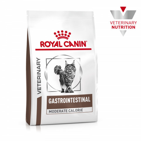 Royal Canin Gastro Intestinal Moderate Calorie низкокалорийный сухой корм для кошек с нарушениями в работе пищеварительной системы - 400 г