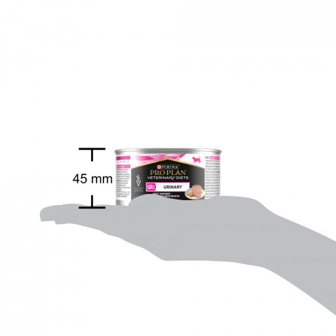 Pro Plan Veterinary Diets влажный корм для взрослых кошек при МКБ, мусс с индейкой, в консервах - 195 г х 24 шт