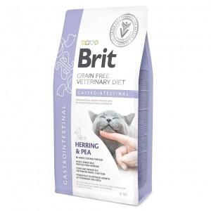 Brit Veterinary Diet Cat Grain free Gastrointestinal (Беззерновой корм для кошек при остром и хроническом гастроэнтерите), 400 г