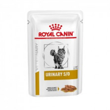 Royal Canin Urinary S/O влажный диетический корм кусочки в соусе для взрослых кошек при МКБ с курицей - 85 г*12 шт