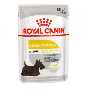 Royal Canin Dermacomfort паштет для собак с чувствительной кожей, склонной к раздражениям и зуду - 85 г*12шт